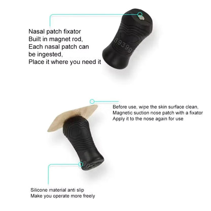 Sport Nasal Dilator Nasal Breathing Dilators Boost Oxygen Intake,Breathing Refill Nose Clip Magnetic Nasal Strip Reduce Snoring